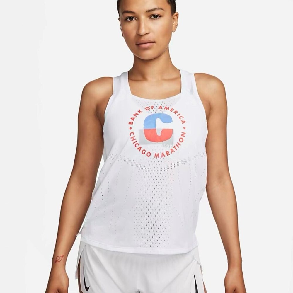New Nike Women Chicago 2023 Marathon singlet Tank top